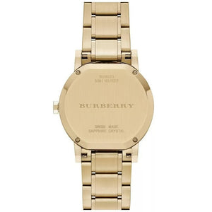 Burberry BU9033 The City Yellow Gold Unisex Watch - WATCH & WATCH