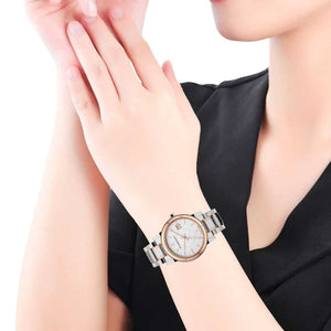 Burberry BU9105 The City Unisex Watch Silver / Rose Gold - WATCH & WATCH