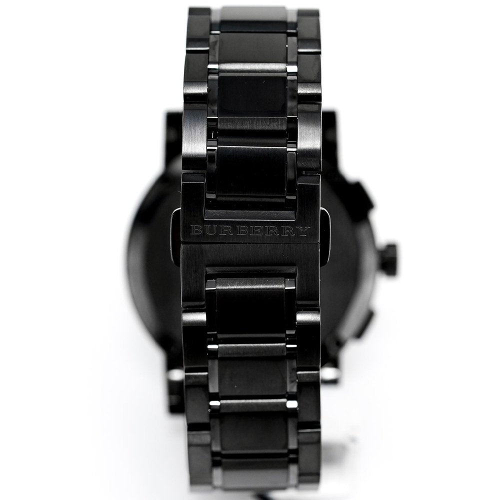 Burberry BU9365 Chronograph The City Gun Metal Men's Watch - WATCH & WATCH