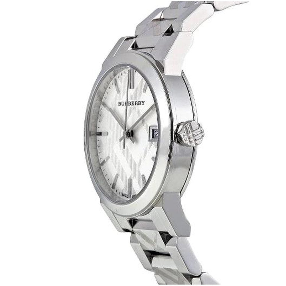 Burberry BU9750 City Chronograph Silver Dial Stainless Steel Women's Watch - WATCH & WATCH