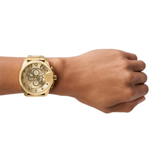 Diesel DZ4360 Mega Chief Gold Men's Watch - WATCH & WATCH
