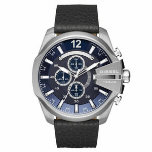 Diesel DZ4423 Mega Chief Navy Blue Dial Chronograph Men's Watch - WATCH & WATCH