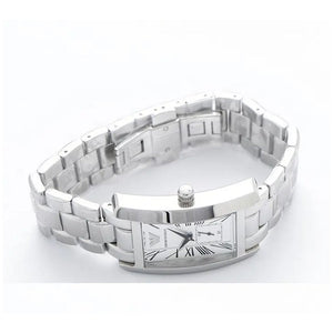 Emporio Armani AR0145 Classic White Dial Men's Watch - WATCH & WATCH