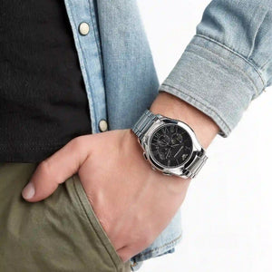 Emporio Armani AR11083 Chronograph Black Dial Men's Watch - WATCH & WATCH