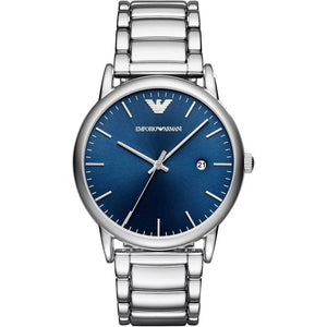Emporio Armani AR11089 Blue Dial Men's Watch - WATCH & WATCH