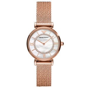 Emporio Armani AR11320 Rose Gold Gianni T - Bar Ladies Watch - WATCH & WATCH