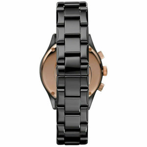 Emporio Armani AR1411 Black Ceramic Women's Watch - WATCH & WATCH