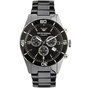 Emporio Armani AR1421 Men's Leo Ceramica Watch - WATCH & WATCH