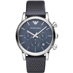 Emporio Armani AR1736 Blue Chronograph Men's Watch - WATCH & WATCH