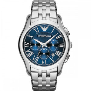 Emporio Armani AR1787 Blue Chronograph Dial Men's Watch - WATCH & WATCH