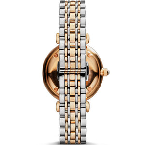 Emporio Armani AR1840 Two Tone Gianni Stainless Steel Ladies Watch - WATCH & WATCH