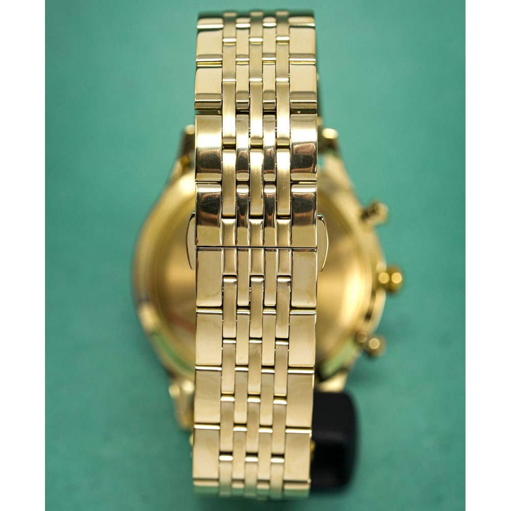 Emporio Armani AR1893 Beta Men's Gold Chronograph Watch - WATCH & WATCH