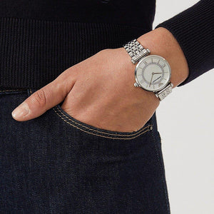 Emporio Armani AR1908 Classic Mother Of Pearl Dial Ladies Watch - WATCH & WATCH
