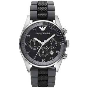 Emporio Armani AR5866 Men's Sportivo Watch Black - WATCH & WATCH