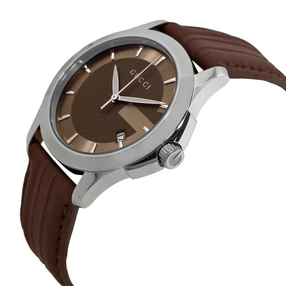 Gucci YA126403 G-Timeless Brown Dial Men's Watch