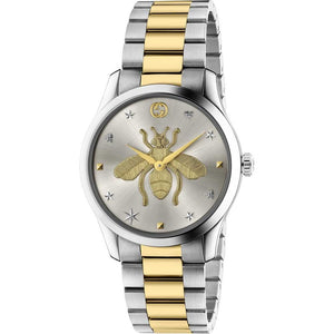 Gucci YA1264131 Ladies G - Timeless Bee Motif 38mm Watch - WATCH & WATCH