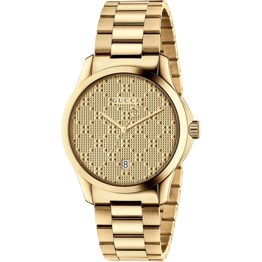 Gucci YA126461 G-Timeless Yellow Gold Dial Unisex Watch