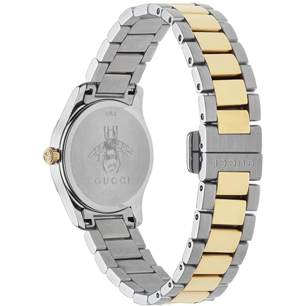 Gucci YA126596 Gold Plated Mystic Two - Tone Ladies Watch - WATCH & WATCH