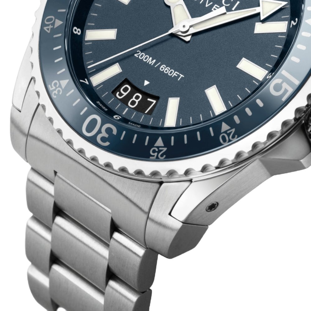 Gucci YA136203 Dive Blue Dial Stainless Steel Men's Watch