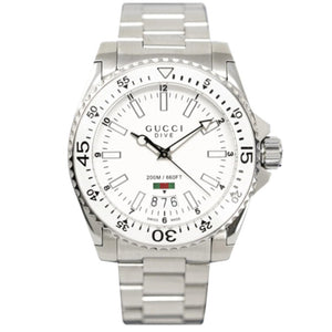 Gucci YA136302A Dive Stainless Steel 45mm Men's Watch - WATCH & WATCH