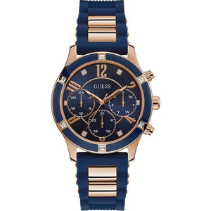 Guess W1234L4 Breeze Quartz Diamond Blue Dial Women's Watch - WATCH & WATCH