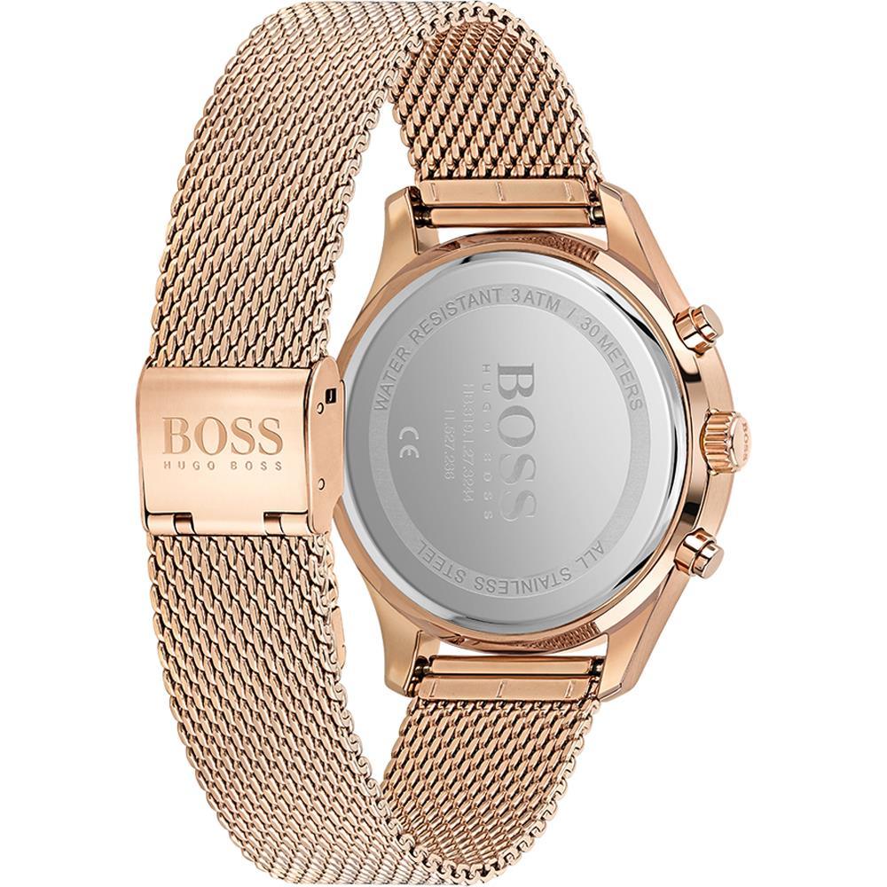 Hugo Boss 1513806 Associate Analog Black Dial Men's Watch - WATCH & WATCH