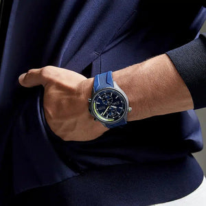 Hugo Boss 1513821 Globetrotter Blue Dial Chrono Men's Watch - WATCH & WATCH