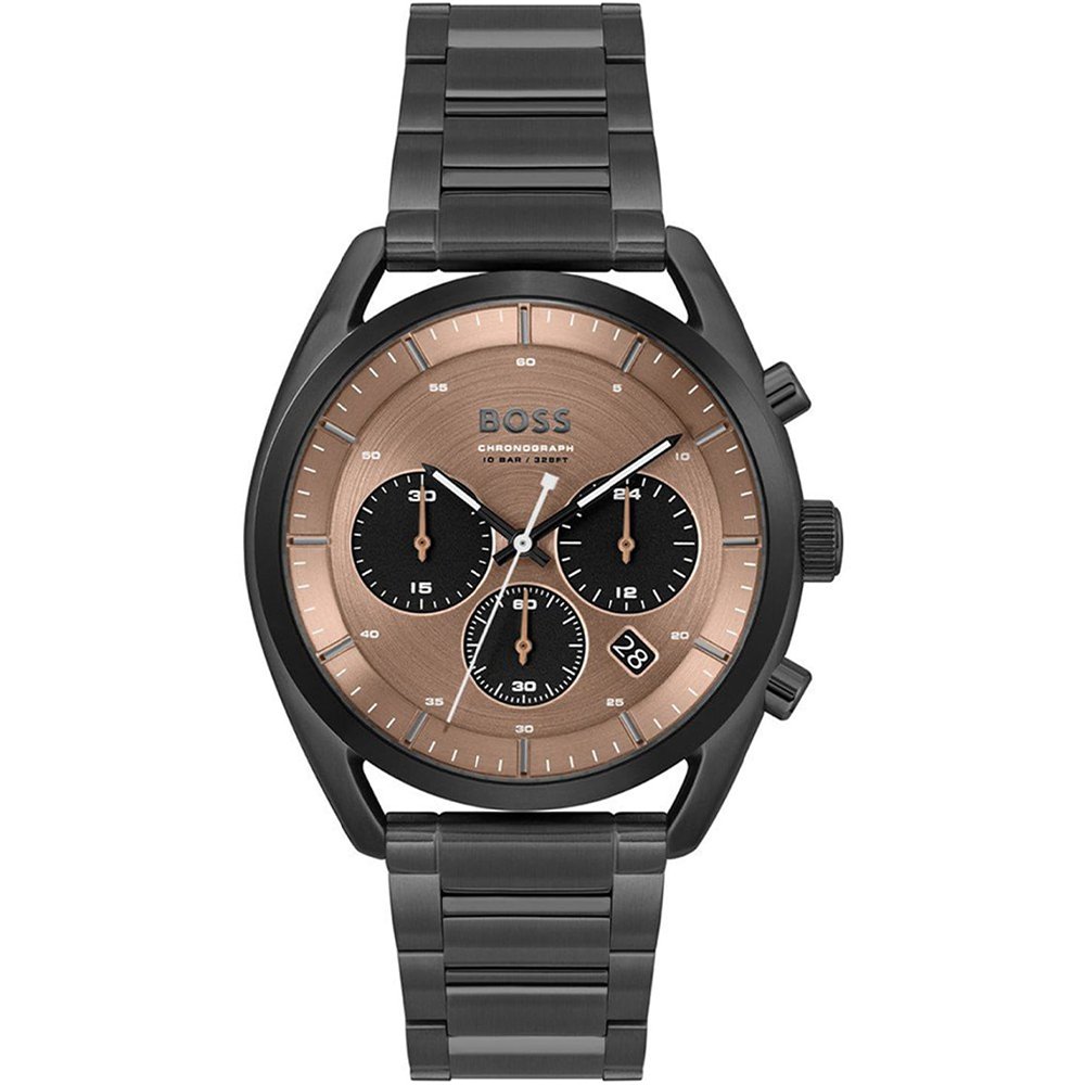 Hugo Boss 1514095 Top Black 44mm Men's Watch - WATCH & WATCH