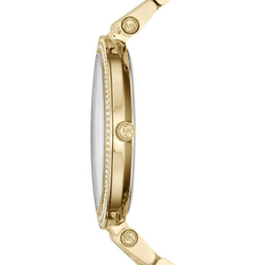 Michael Kors MK3191 Darci Glitz Gold Dial Pave Bezel Crystal Women's Watch - WATCH & WATCH