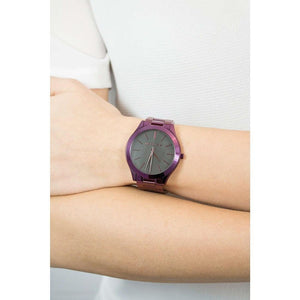 Michael Kors MK3551 Plum Tone Slim Runway Women's Watch - WATCH & WATCH