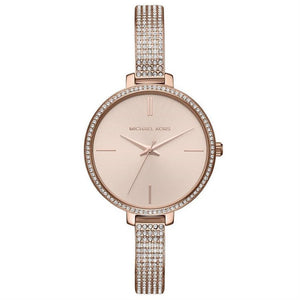 Michael Kors MK3785 Jaryn Crystal Rose Gold Dial Women's Watch - WATCH & WATCH