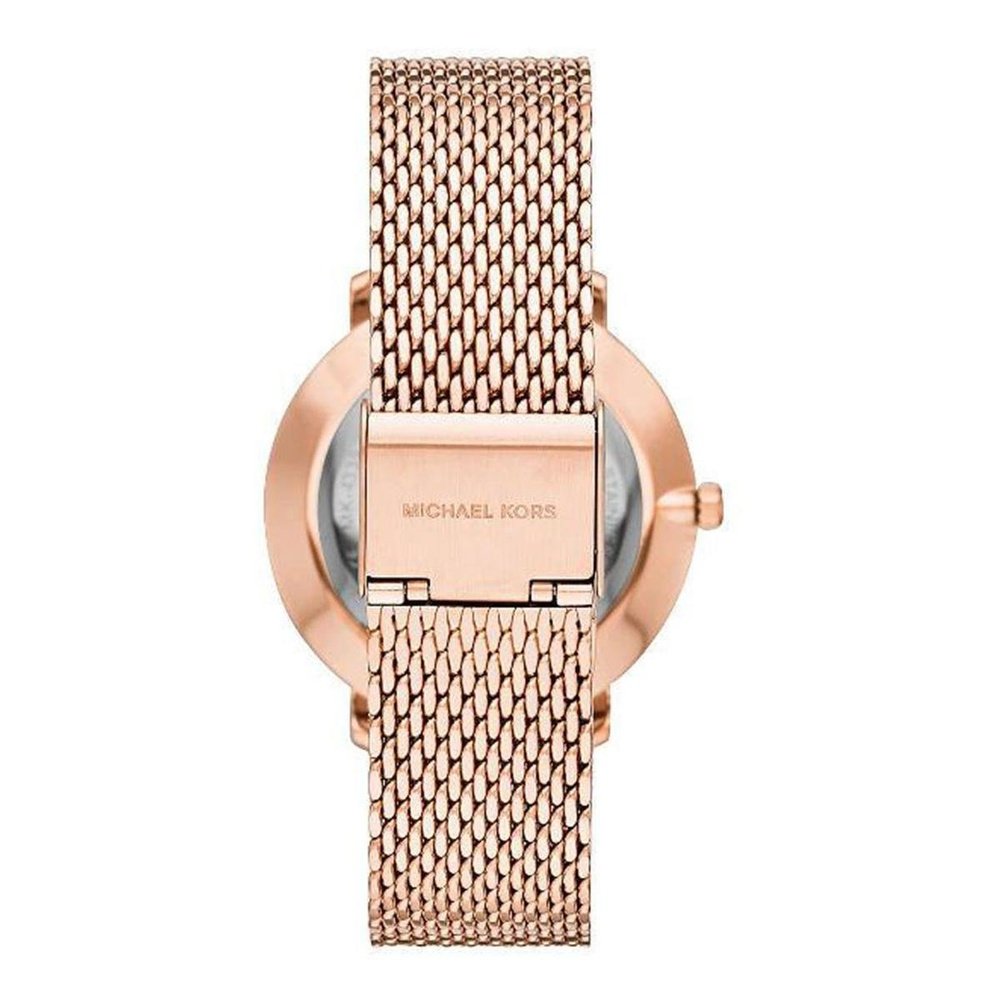 Michael Kors MK4340 Pyper Quartz Crystal Rose Gold Dial Ladies Watch - WATCH & WATCH