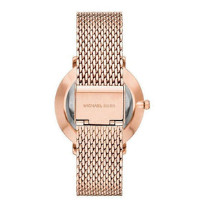 Michael Kors MK4340 Pyper Quartz Crystal Rose Gold Dial Ladies Watch - WATCH & WATCH