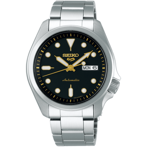 Seiko 5 Sports SRPE57K1 Black Dial Automatic Men's Watch - WATCH & WATCH