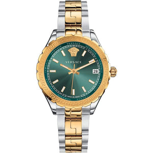 Versace V12050016 Hellenyium Two - Tone Green Ladies Watch - WATCH & WATCH