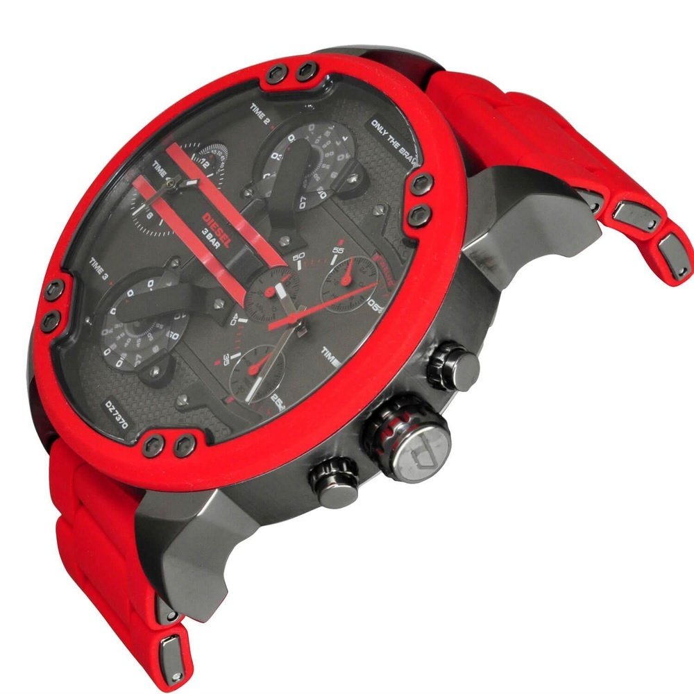 Diesel DZ7370 Gunmetal Dial Quartz Men's Watch - WATCH & WATCH
