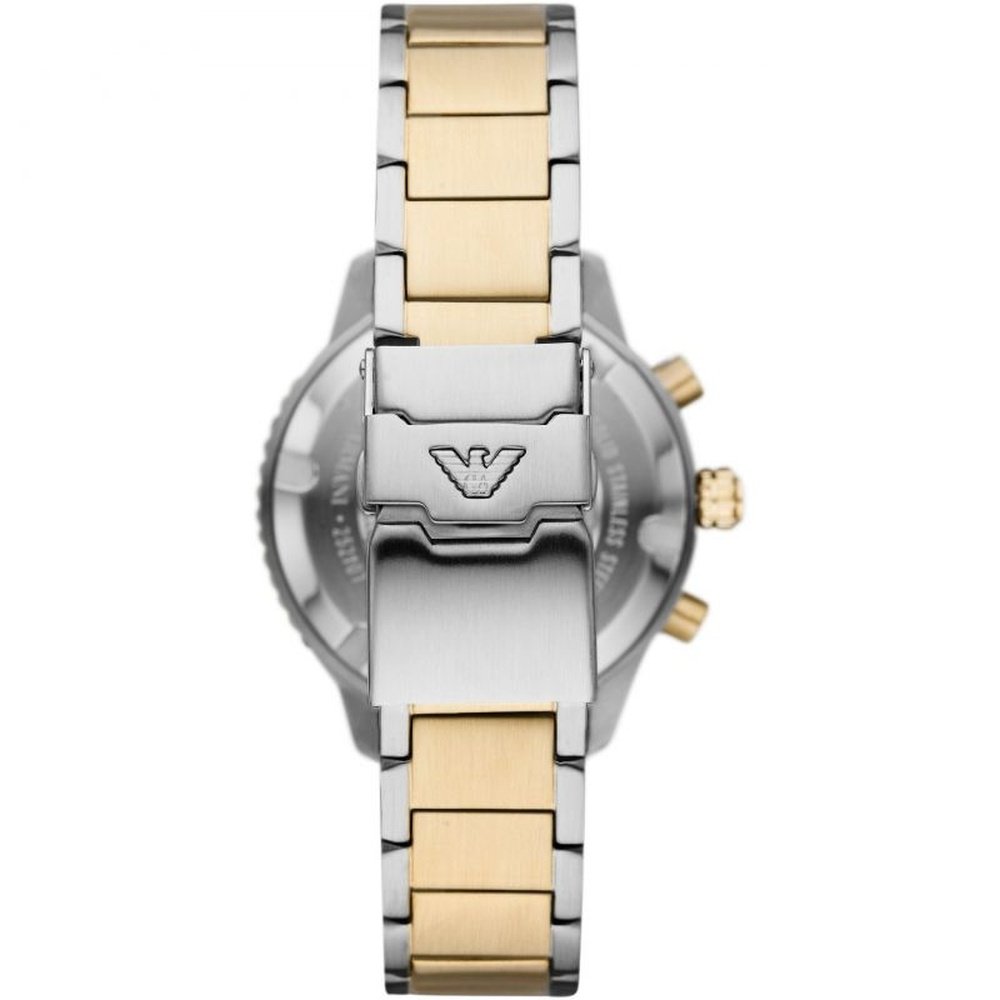Emporio Armani AR11362 Chronograph Diver Two Tone Men's Watch - WATCH & WATCH