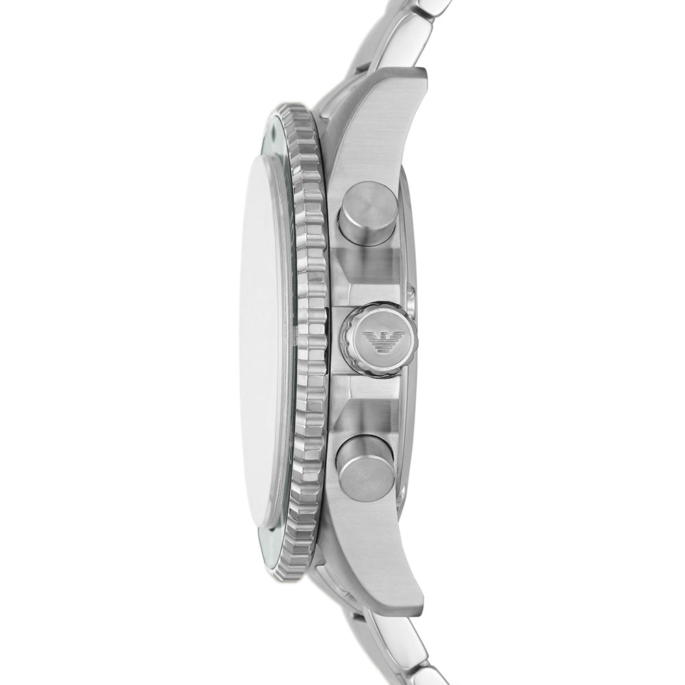 Emporio Armani AR11500 Diver Green Men’s Watch - WATCH & WATCH