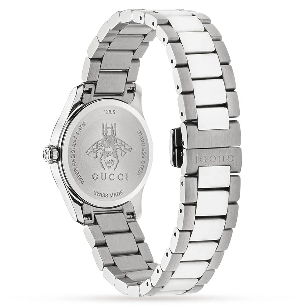Gucci YA1265013 G - Timeless 27mm Ladies Pink Dial Watch - WATCH & WATCH
