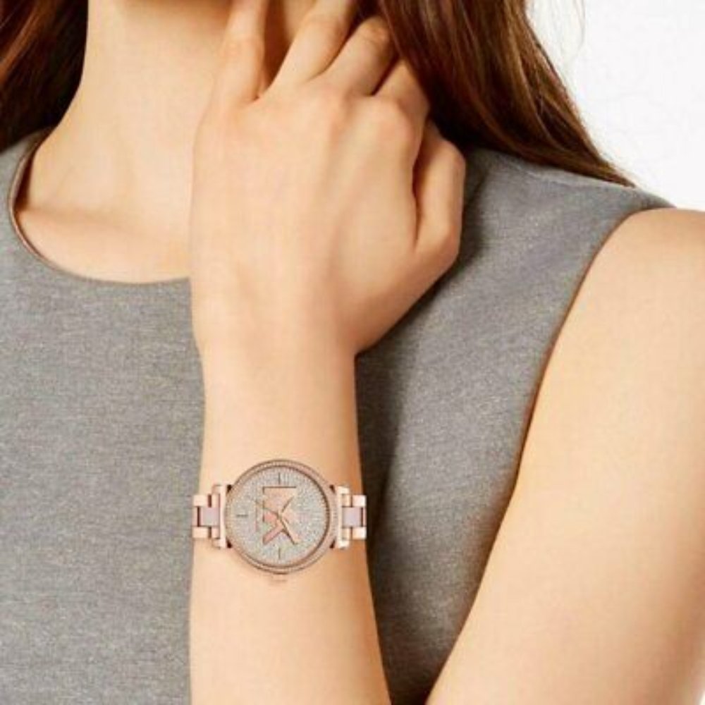 MICHAELKORS 腕時計　レディース Michael Kors MK4336 Sofie Rose Gold-Tone Ladies Watch - WATCH