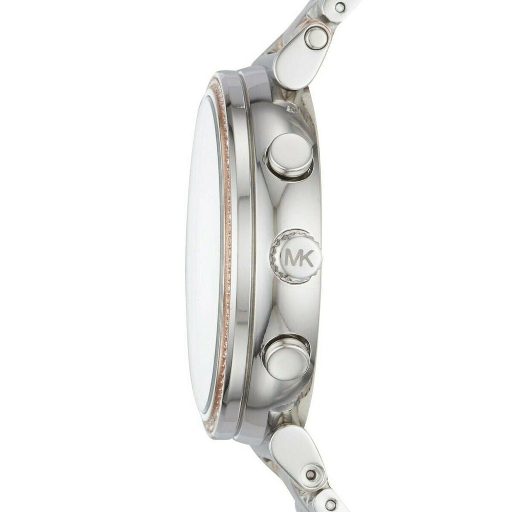 Michael Kors MK6558 Sofie Chronograph Crystal Silver Dial Ladies Watch - WATCH & WATCH