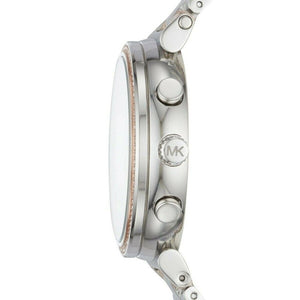 Michael Kors MK6558 Sofie Chronograph Crystal Silver Dial Ladies Watch - WATCH & WATCH