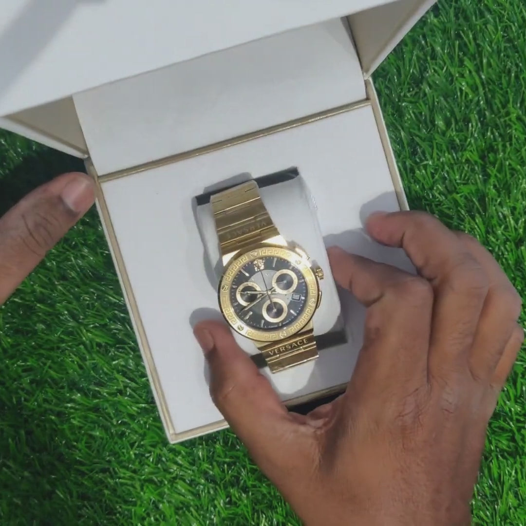 Versace VEZ900421 Men's Greca Logo Chrono Watch – Watches of USA