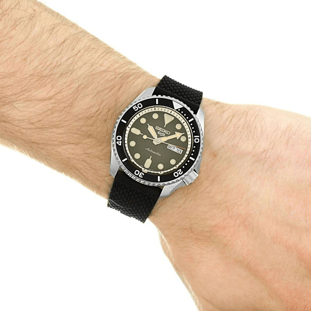 Seiko 5 Sports SRPD73K2 Black Dial Automatic Men's Watch - WATCH & WATCH